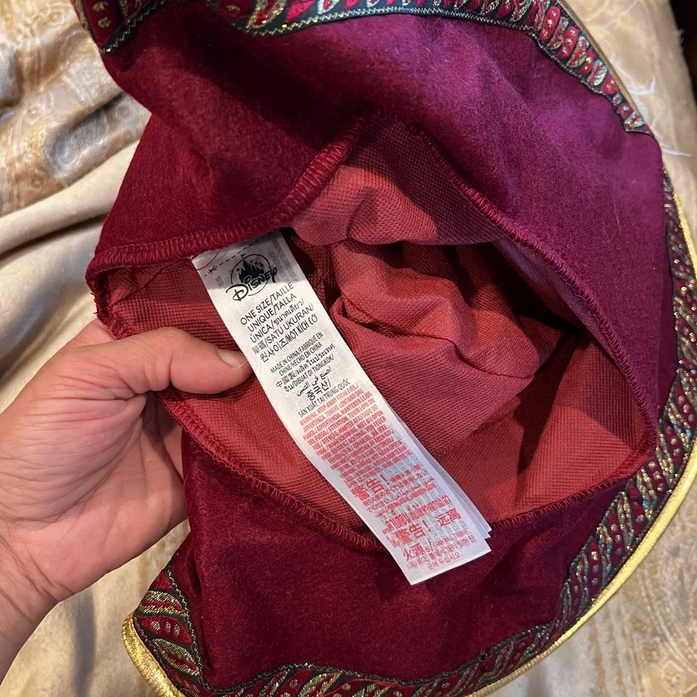 Disney Burgundy and Gold-Trim Pirate Outfit